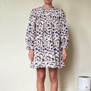 Batsheva Esme Dress Fall Daisy Print